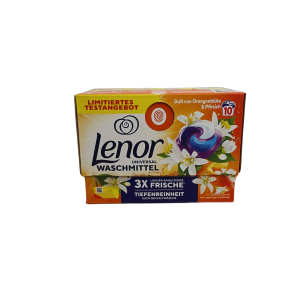 LENOR ORANGE skalbimo kapsulės, 10 vnt