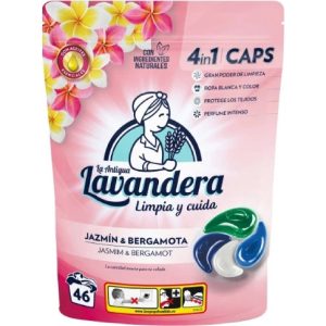 Lavandera 4in1 skalbimo kapsulės 15 vnt – gėlių aromatas