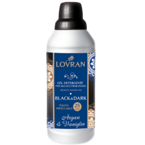 LOVRAN BLACK&DARK – skalbiklis tamsiems audiniams, 1 l