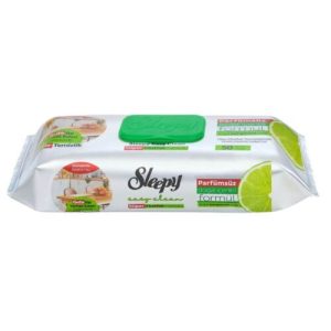 Sleepy drėgnos servetėlės maistiniams paviršiams, Lime, 50 vnt