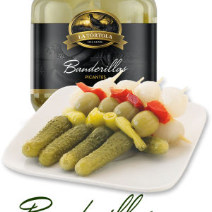 La Tortola-Pikantiški vėrinukai su alyvuogėmis ir daržovėmis 750ml