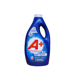 A+ Oxy-Clean skystas skalbiklis 80 skalbimų –dėmės neturi šansų