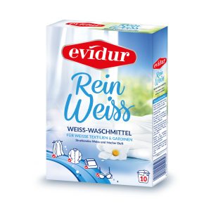 EVIDUR REIN WEISS skalbimo milteliai baltoms užuolaidoms 600 g