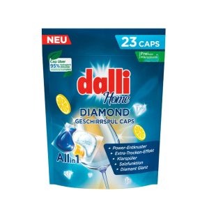 DALLI HOME DIAMOND indaplovės kapsulės, 23 vnt
