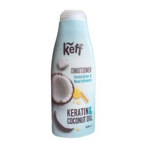 Keff Keratin & Coconut Oil kondicionierius – glotnumas ir stiprumas