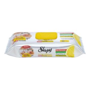 Sleepy drėgnos servetėlės maistiniams paviršiams, Lemon, 50 vnt