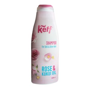 Keff Rose & Kukui Oil šampūnas 500 ml – švelnumas ir atgaiva
