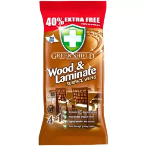 Green Shield servetėlės medienai ir laminatui 70 vnt