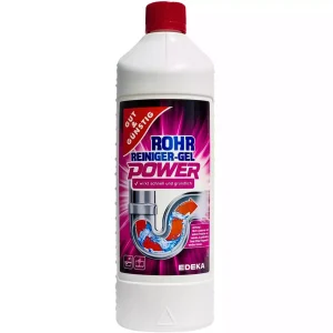EDEKA Rohrreiniger Power gelis vamzdžių valymui 1 L