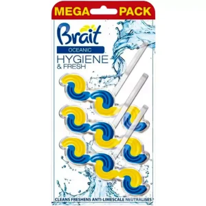 Brait WC pakabukas Hygiene – gaiva ir higiena, mėlyna-geltona