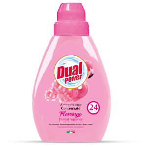Dual Power „Flamingo“ koncentruotas audinių minkštiklis, 600 ml butelis