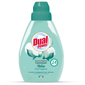 Dual Power „Relax“ koncentruotas audinių minkštiklis, 600 ml butelis