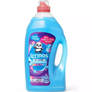 Lermos spalvotų audinių skalbimo gelis 4,3 l, 116 skalbimų butelis