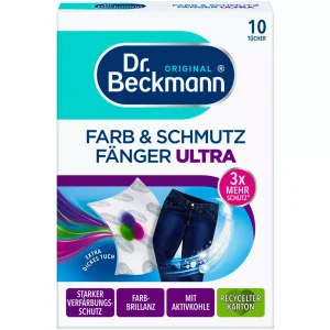 Dr. Beckmann spalvų gaudyklės skalbimui 10 vnt. pakuotė