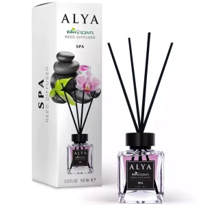 Alya namų kvapo difuzorius „Spa“ 100 ml su mediniais pagaliukais