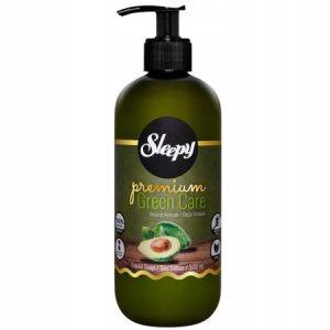 Sleepy Premium Green Care skystas muilas „Avokadas ir alavijas“ 500 ml buteliukas