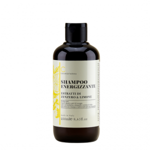 Cosmofarma energizuojantis šampūnas su imbiero ir citrinos ekstraktais, 500 ml, pagaminta Italijoje
