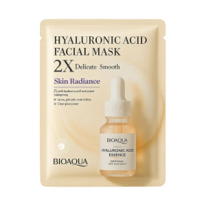 Bioaqua Hyaluronic Acid Face Mask 30 g – drėkinanti veido kaukė su hialurono rūgštimi