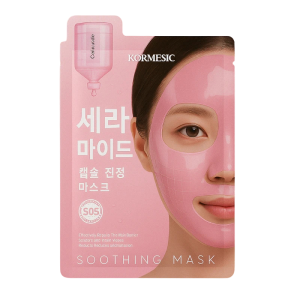 Kormesic Soothing Face Mask with Ceramide Capsule 35 ml – raminanti veido kaukė jautriai odai, stiprinanti odos barjerą