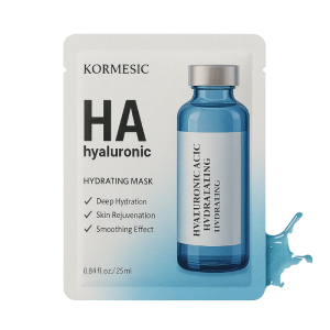 Kormesic Hydrating Face Mask su hialurono rūgštimi 25 ml – drėkinanti veido kaukė iš Pietų Korėjos
