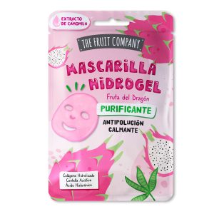 The Fruit Company hidrogelio veido kaukė Dragon Fruit 31 g – valanti, stangrinanti ir drėkinanti kaukė su tropiniu aromatu