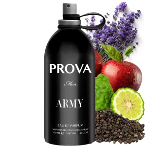 Prova Men Army EDP 120 ml – vyrų parfumuotas vanduo, įkvėptas Armani Code aromato