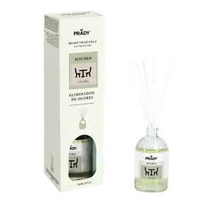 Virtuvės kvapų difuzorius Mikado Special Cuisine 100 ml – Prady, elegantiškas buteliukas su lazdelėmis, neutralizuoja nemalonius kvapus.