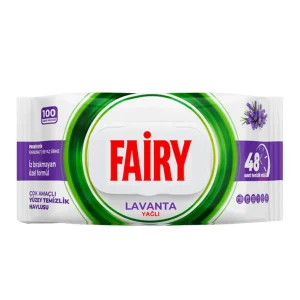 Fairy Lavender antibakterinės universalios paviršių valymo servetėlės