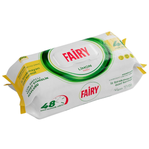 Fairy Lemon Oil antibakterinės paviršių valymo servetėlės 100 vnt.