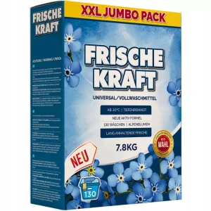 Frische Kraft Universal skalbimo milteliai 7,8 kg 130 plovimų