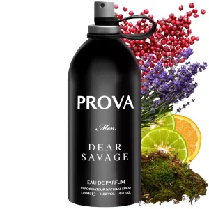 Intensyvus, vyriškas aromatas įkvėptas „Dior Sauvage“. Ryški bergamotė, pipirai, mediena ir ambra sukuria galingą, ilgai išliekantį charakterį. 120 ml.