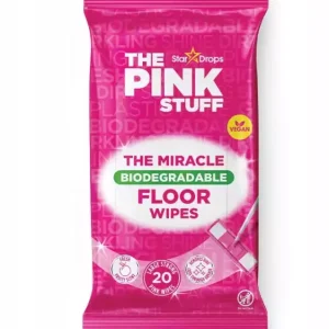 The Pink Stuff Floor Cleaning Wipes grindų servetėlės 20 vnt.