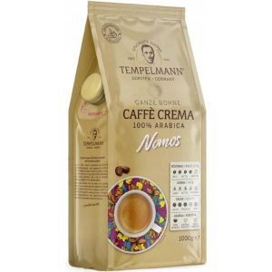 Tempelmann Nomos Caffè Crema 100% Arabica kavos pupelės 1 kg