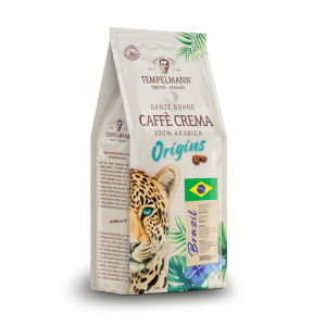 Tempelmann Origins Brazil 100% Arabica Caffè Crema kavos pupelės 1 kg