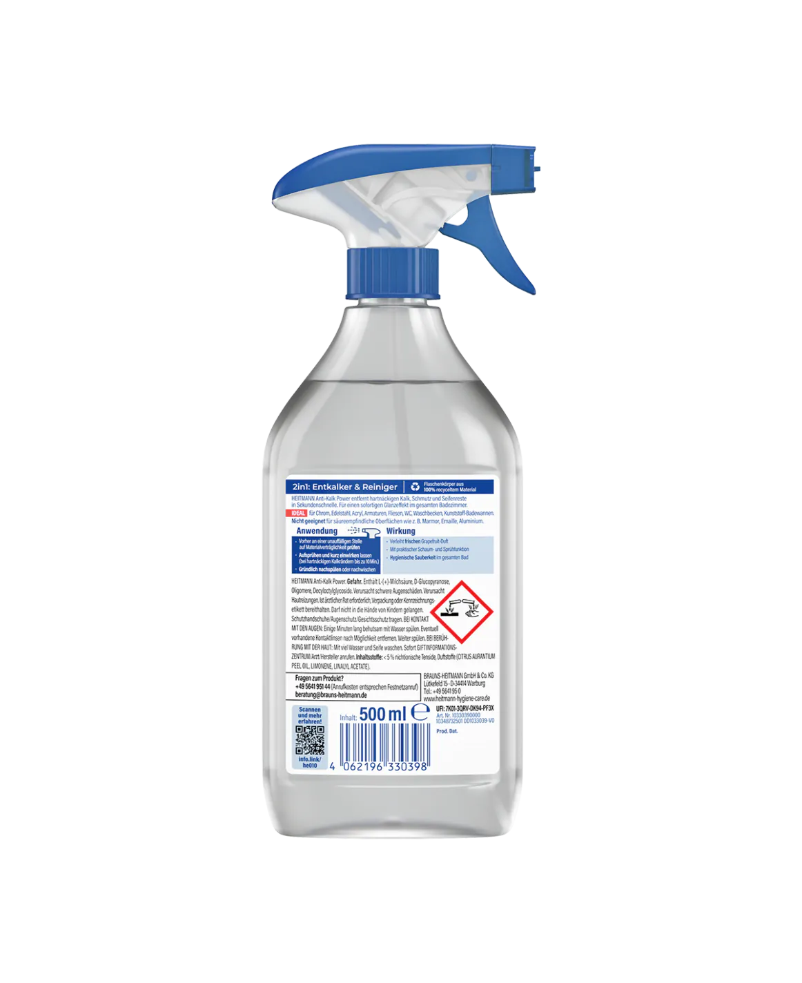 Heitmann Anti-Limescale Power kalkių valiklis 500 ml