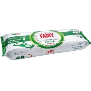 Fairy Power White Soap grindų valymo servetėlės 50 vnt