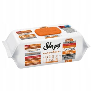 Sleepy Orange valymo servetėlės 100 vnt