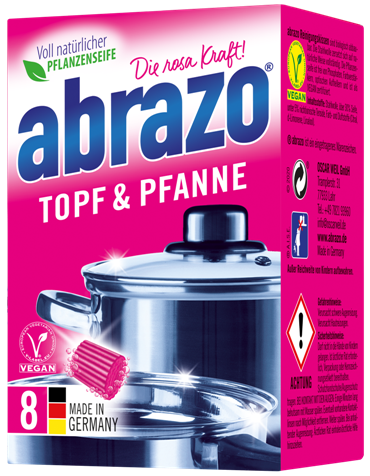 Abrazo Topf & Pfanne valymo šveistukai 8 vnt