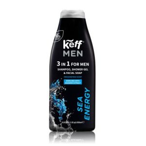 KEFF MEN 3in1 Sea Energy dušo gelis 500 ml