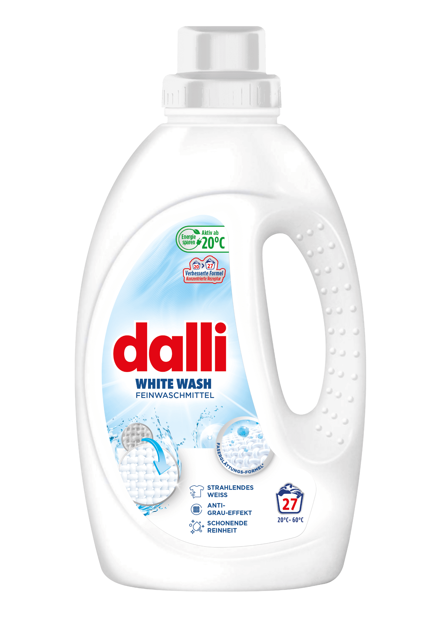 Dalli White Wash skalbimo gelis baltiems 27 skalb.