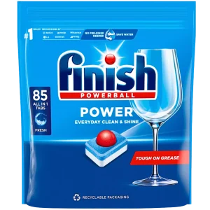 Finish Power All in One Fresh indaplovių tabletės 85 vnt.